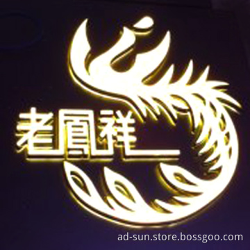 Super Bright Whole Lit LED Acrylic Channel Letter for Shop Sign Billboard